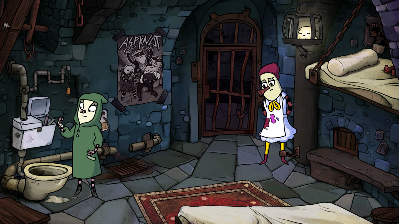 [01/09/2017] Im 2D-Adventure The Inner World 2 muss Flötennase Robert erneut mit Rebellin Laura und Taube Hack seine Heimat Asposien vor einem fiesen Bösewicht retten.&nbsp; (7)