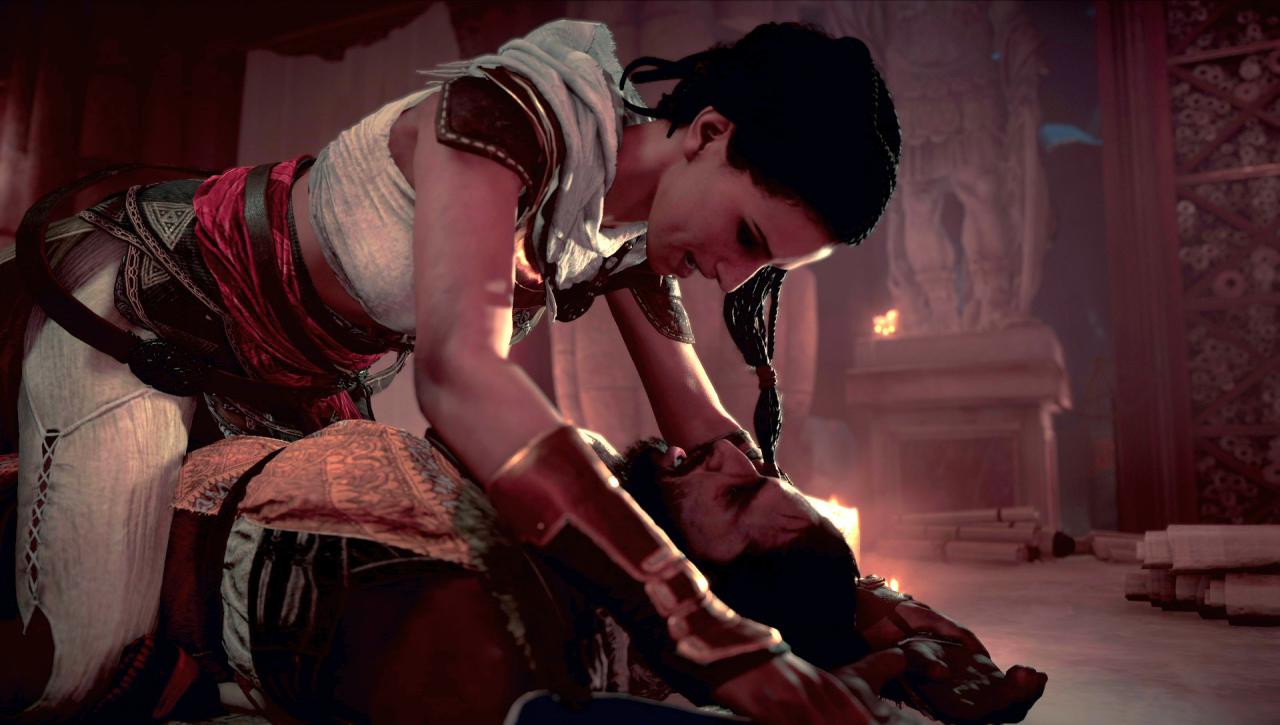 [26/10/2017] Aya und ihr Mann Bayek sind die zwei Protagonisten von Assassin's Creed Origins, meistens spielt ihr Bayek.