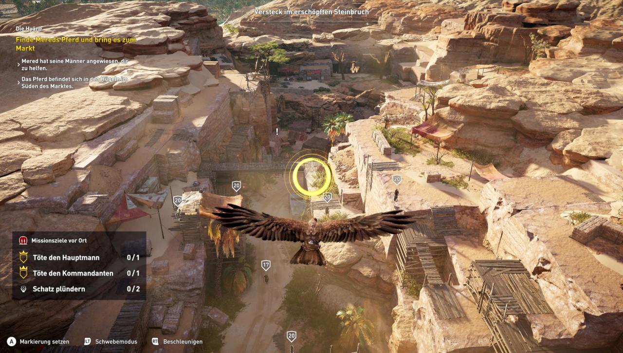 [26/10/2017] Adler Senu scoutet für euch das Terrain, der Vogel verhält sich im Grunde wie die Drohne aus Ghost Recon: Wildlands.