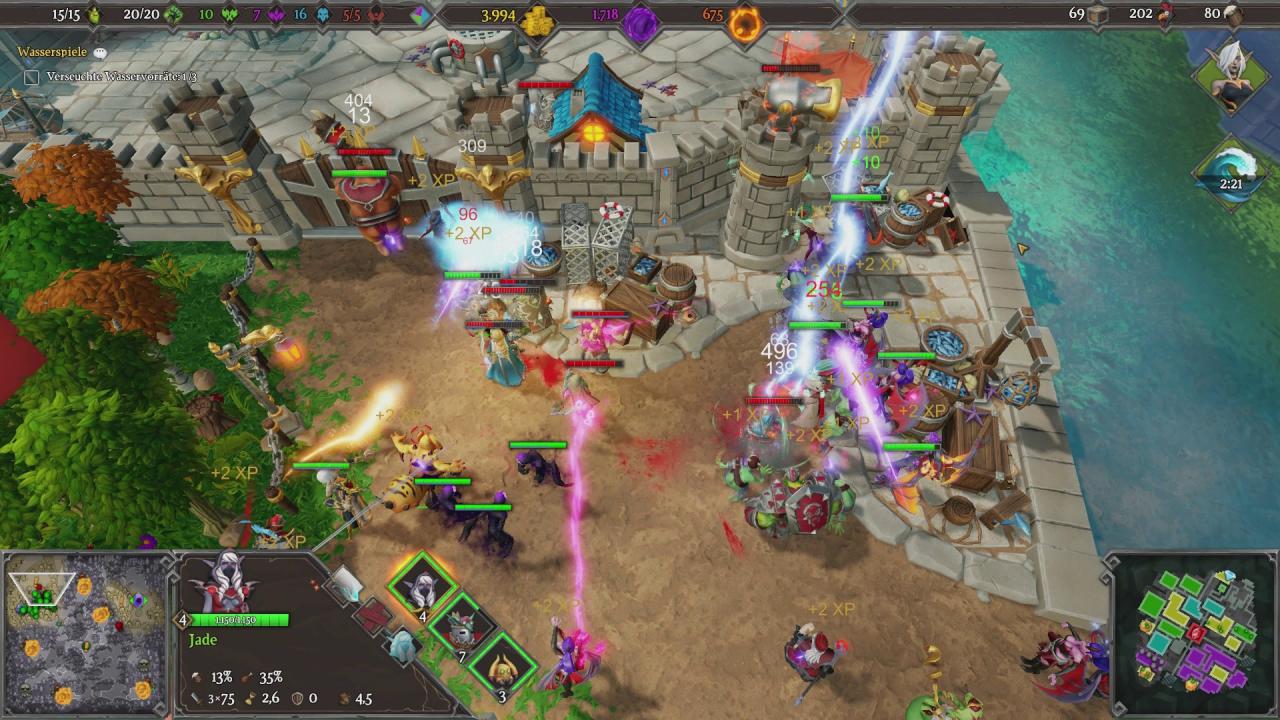 [13/10/2017] Chaotisch, aber hübsch anzusehen: An der Oberfläche schlagen wir Echtzeit-Schlachten à la Warcraft 3.