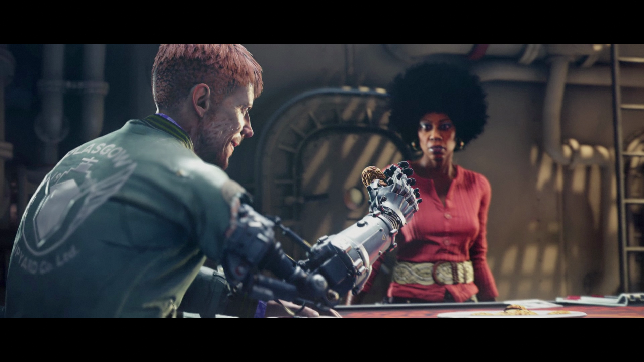 Fergus verfügt in Wolfenstein 2 über einen mechanischen Arm.