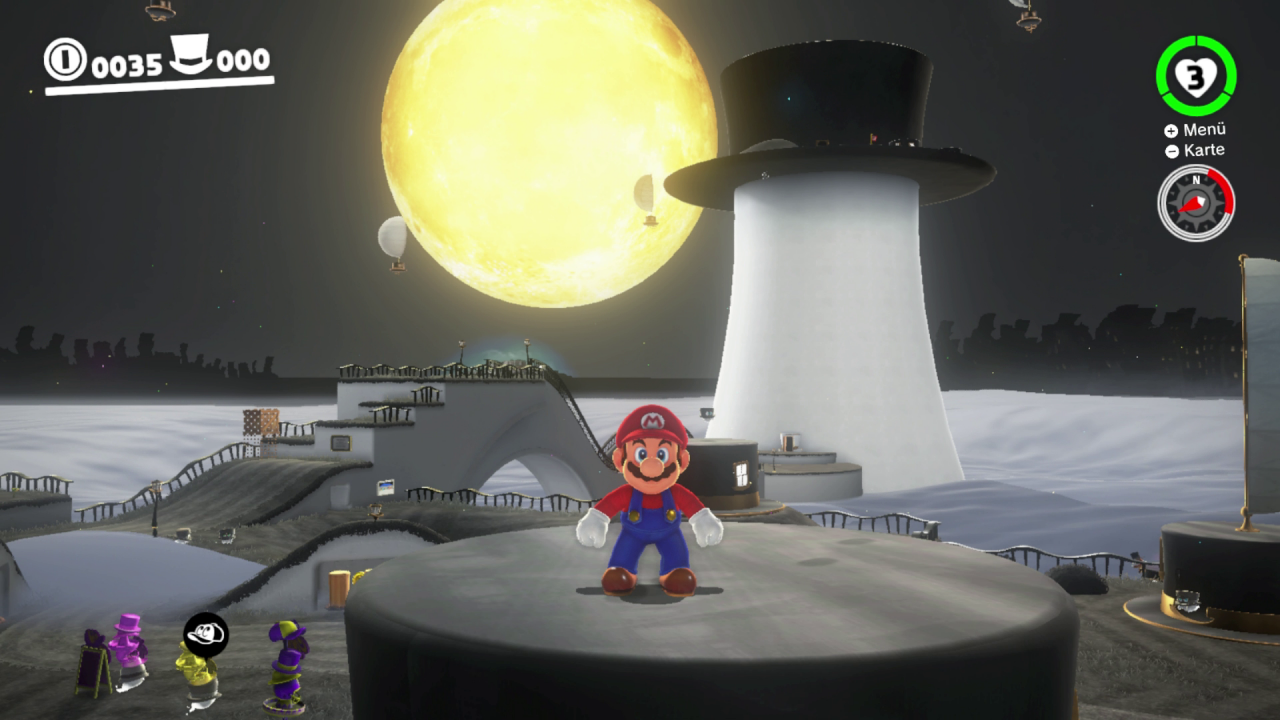 [26/10/2017] Grafisch ist Super Mario Odyssey keine Wucht, der Stil ist aber sehr gut gelungen. Sei es im Tim Burton-esken Hutland ...