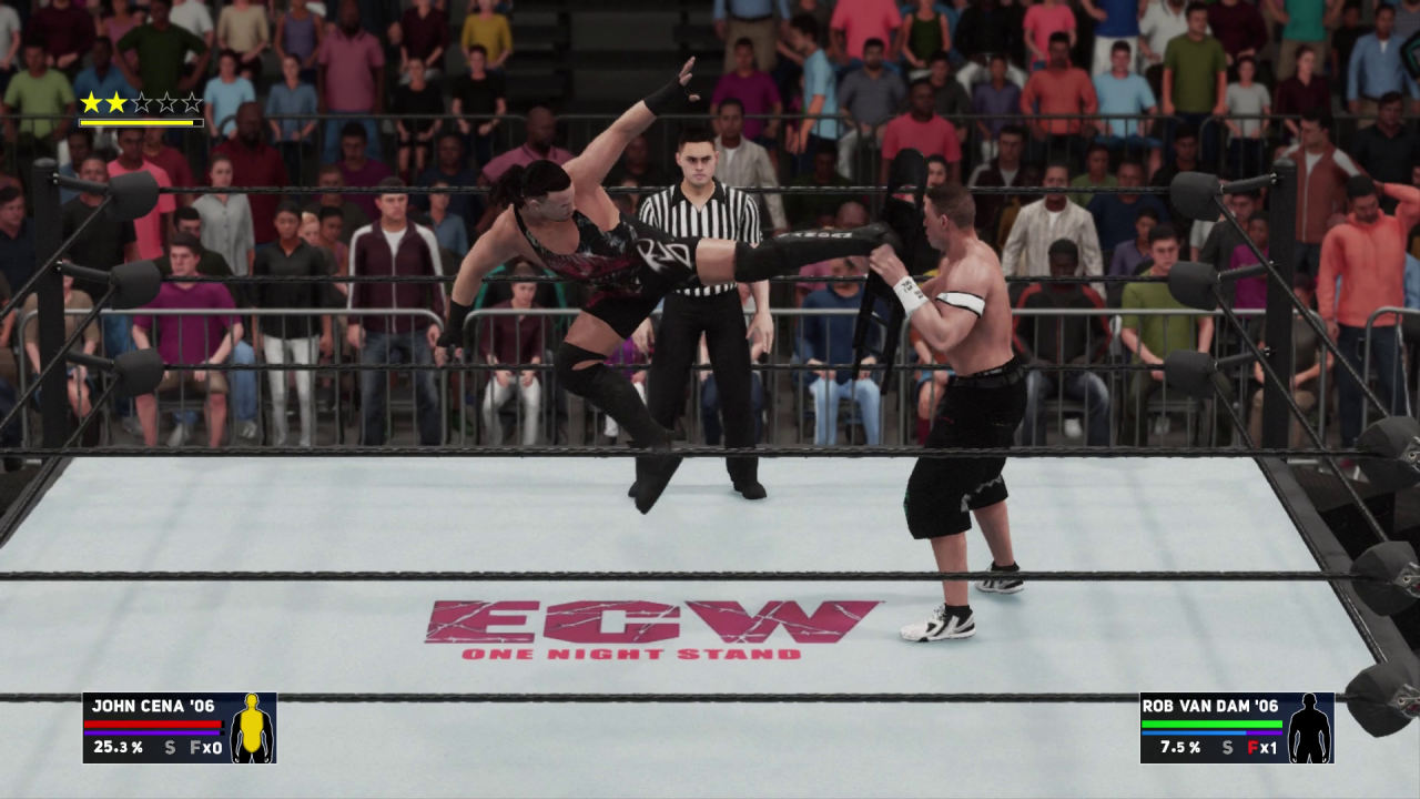 [20/10/2017] 2K bleibt der DLC-Manie treu. Vorerst erhalten nur Vorbesteller Kurt Angle und nur Käufer der Special Edition den 2006er-John-Cena sowie Rob van Dam und Batista.