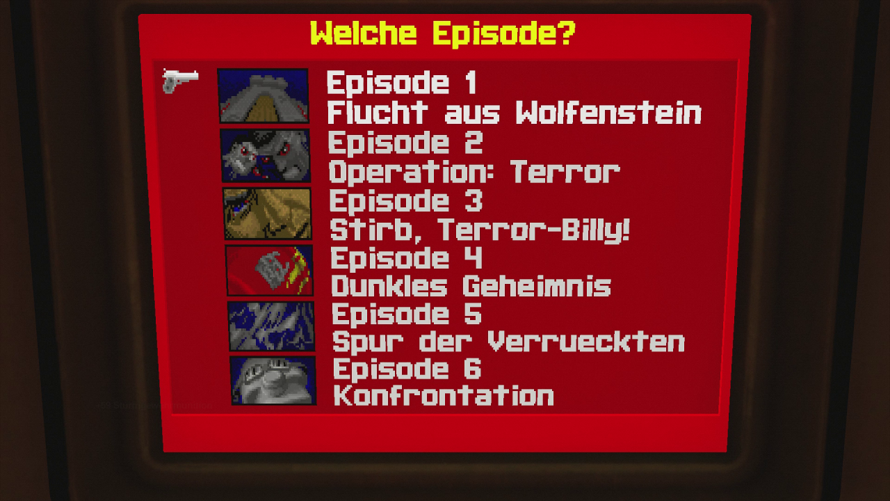 Retro-Abenteuer in Wolfenstein, sucht euch einfach einen passenden Level des klassischen Shooters aus.