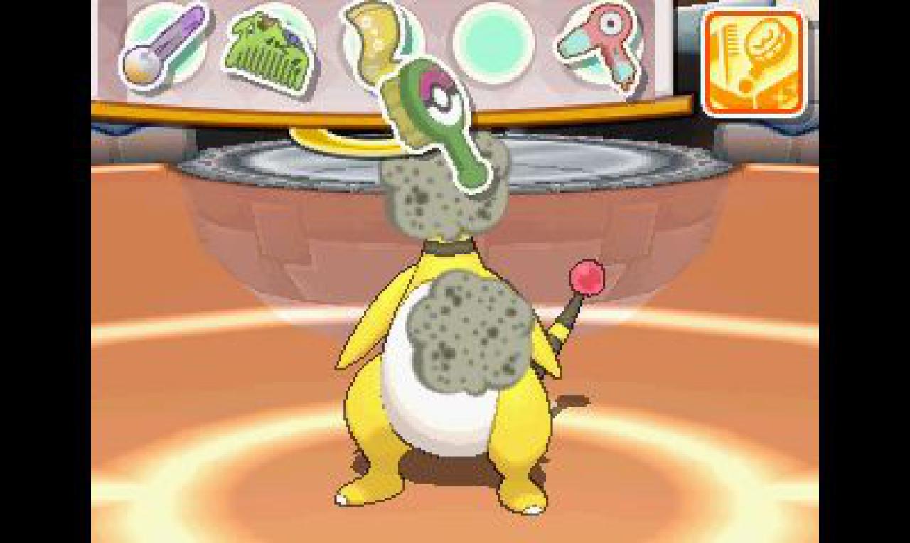 Dank PokéPause baut ihr nicht nur eine enge Verbindung zu euren Taschenmonstern auf, sondern spart euch auch Items, indem ihr Statusveränderungen behebt.