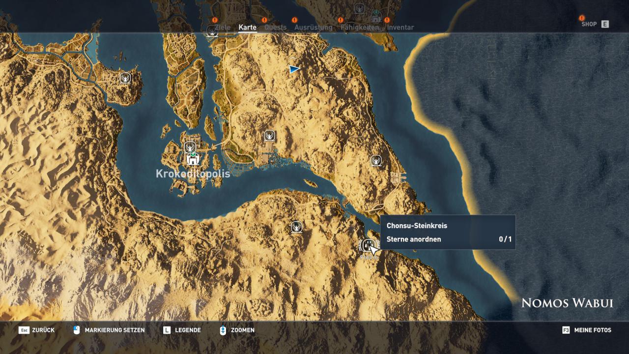[07/11/2017] Assassin's Creed Origins-Komplettlösung: Alle Stone-Circle-Locations - Chonsu-Steinkreis
