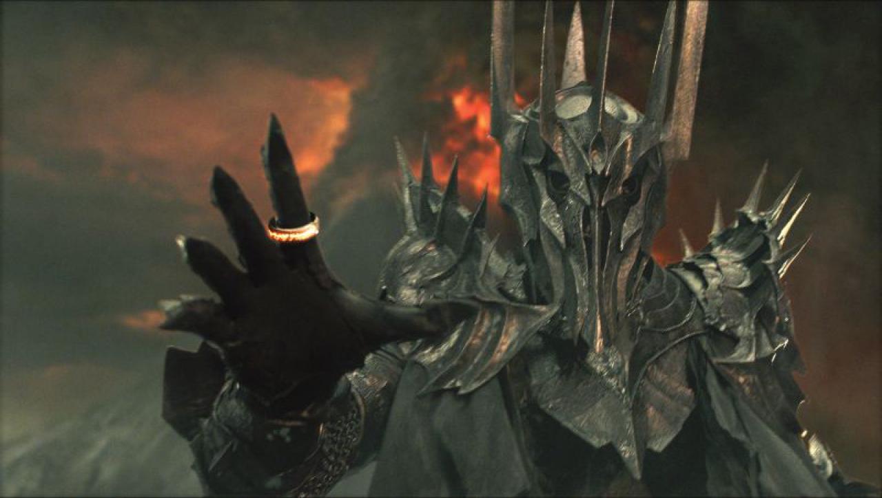 Sauron aus den Kinofilmen.