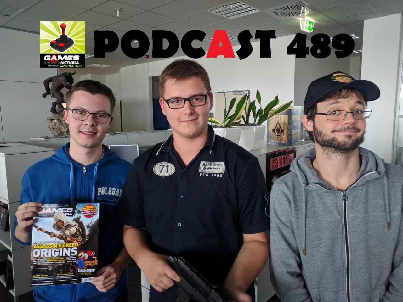 [10/11/2017] Games Aktuell Podcast 489: Steffen, Philipp, Lukas