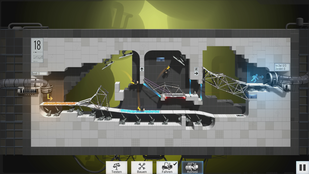 [22/12/2017] Bridge Constructor Portal vermischt die Features von Bridge Constructor und Portal und macht daraus ein witziges und anspruchsvolles Zeitvertreib-Spiel! (3)