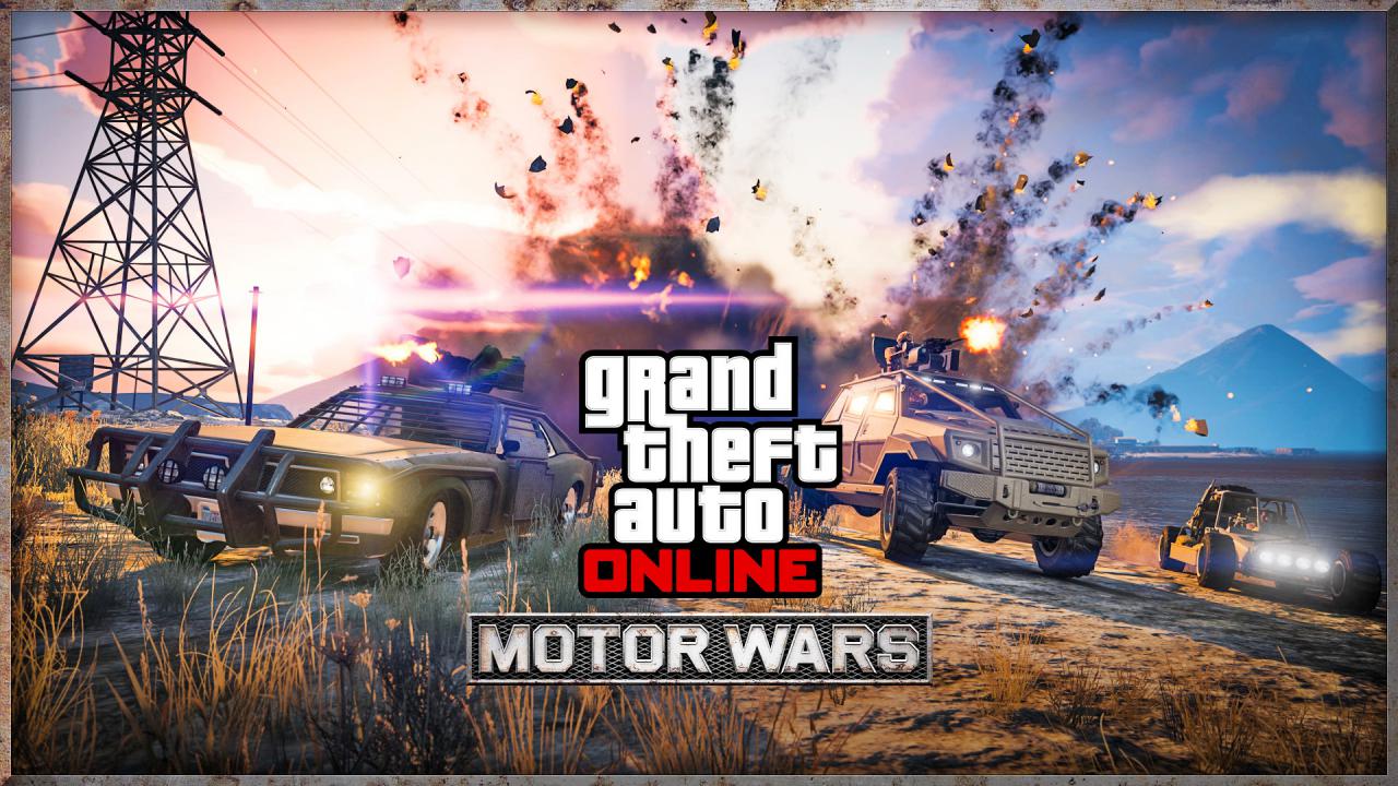 [19/12/2017] Benzin im Blut: Bei GTA Online: Motor Wars sind Fahrzeuge der Star eines „Wer überlebt, gewinnt“-Spektakels. Gespielt wird immer in Teams aus mindestens zwei Spielern.