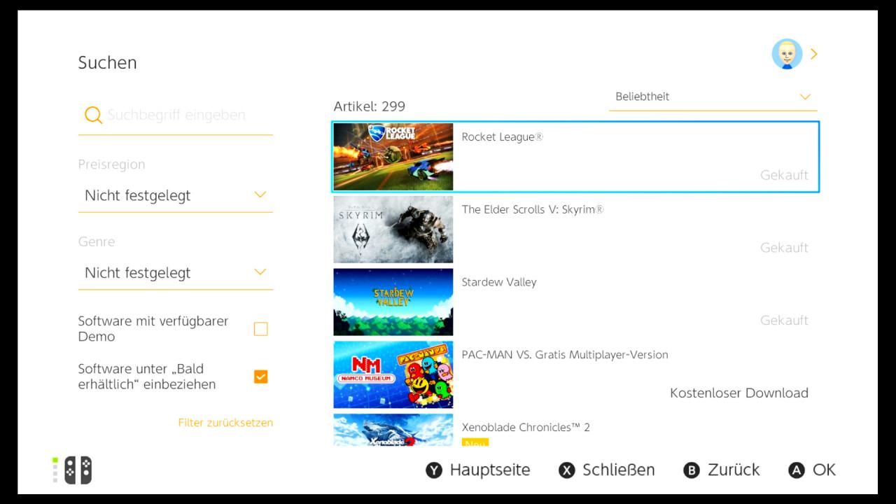 Nintendo Switch: Ein Paradies für Indie-Entwickler? Bilder aus dem eShop der Nintendo Switch.