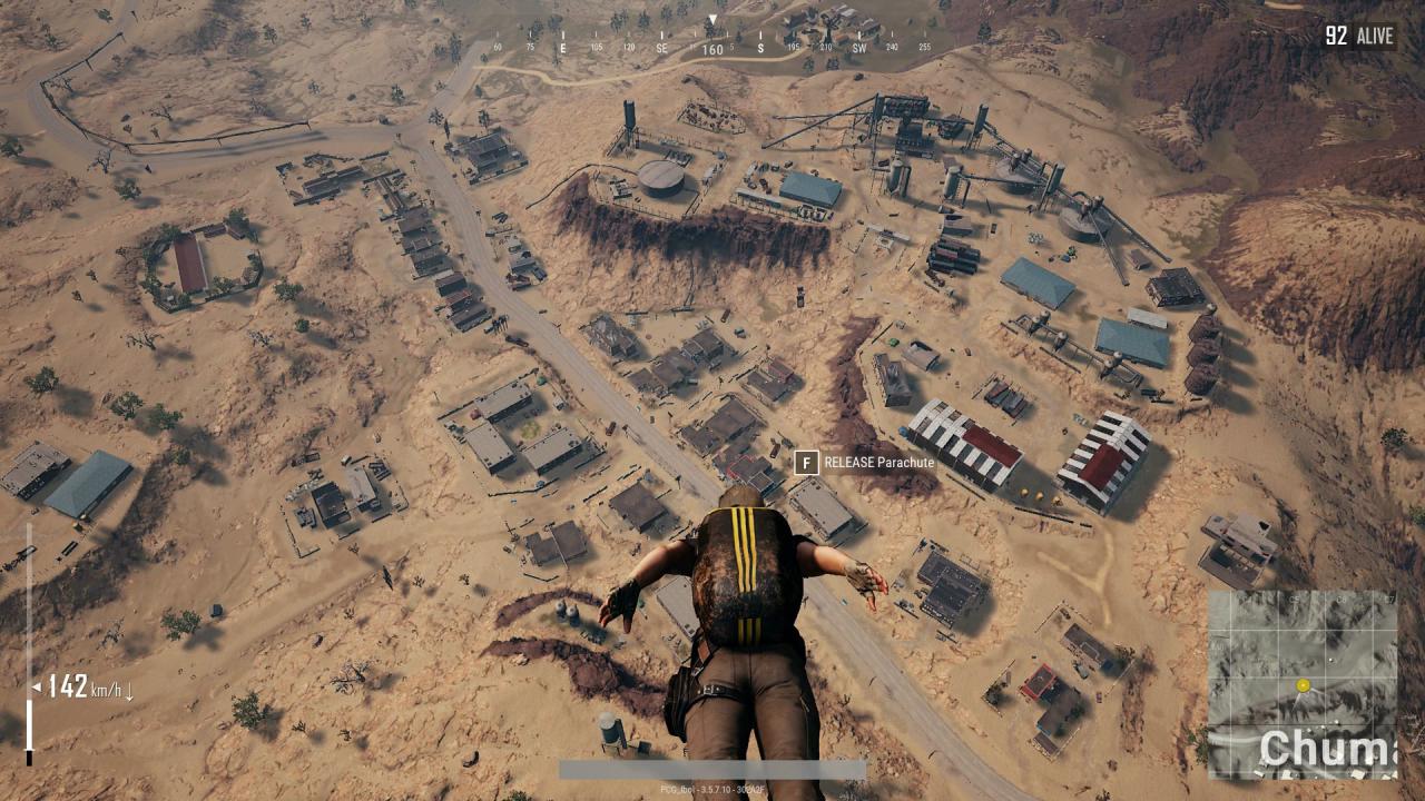 [19/01/2018] Bei Spielstart bestimmt ihr selbst euren Startpunkt, indem ihr eure Figur aus dem Flugzeug springen lasst. Im anschließenden Gleitflug fallen die aufpoppenden Texturen besonders stark auf.