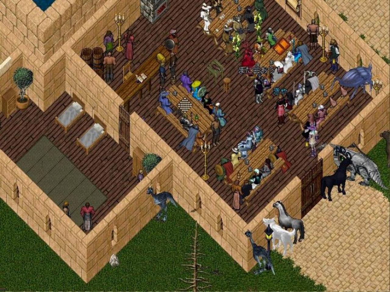 [23/02/2018] Wird von seinen Anhängern immer noch geliebt: In Ultima Online (1997) ziehen Zehntausende Spieler gleichzeitig ins zweidimensionale Abenteuer.