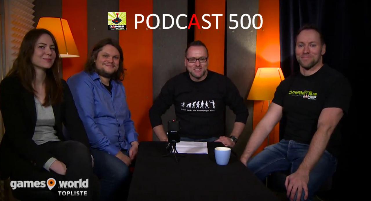 [02/02/2018] Games Aktuell Podcast 500: Katha, Simon, Thomas, Andy