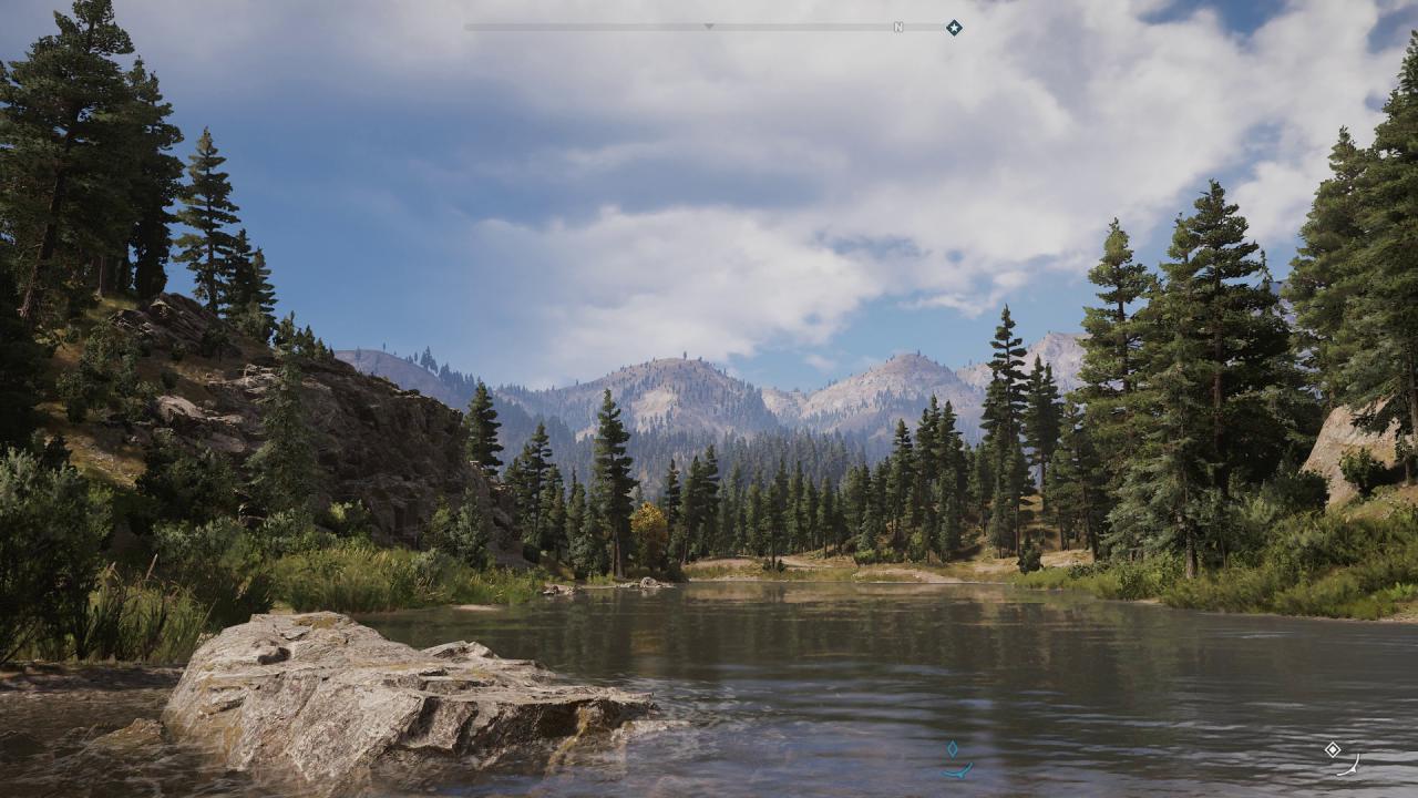 [27/03/2018] Schon auf Mittelklasse-Grafikkarten kann sich die offene Spielwelt von Far Cry 5 mehr als sehen lassen.