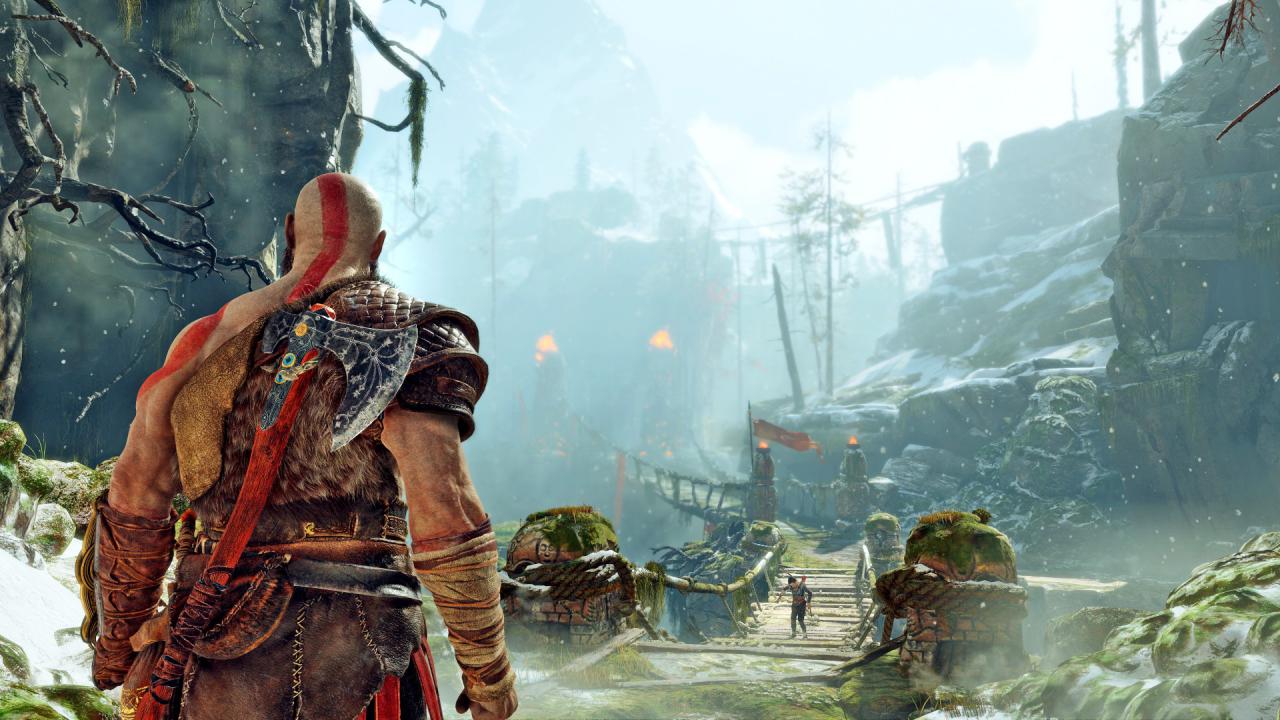 [10/03/2018] God of War 5 hat einige grundlegende Gameplay-Änderungen im Gepäck. So ist die Kamera nun manuell drehbar und viel näher an Kratos dran. Manchmal zu nah.