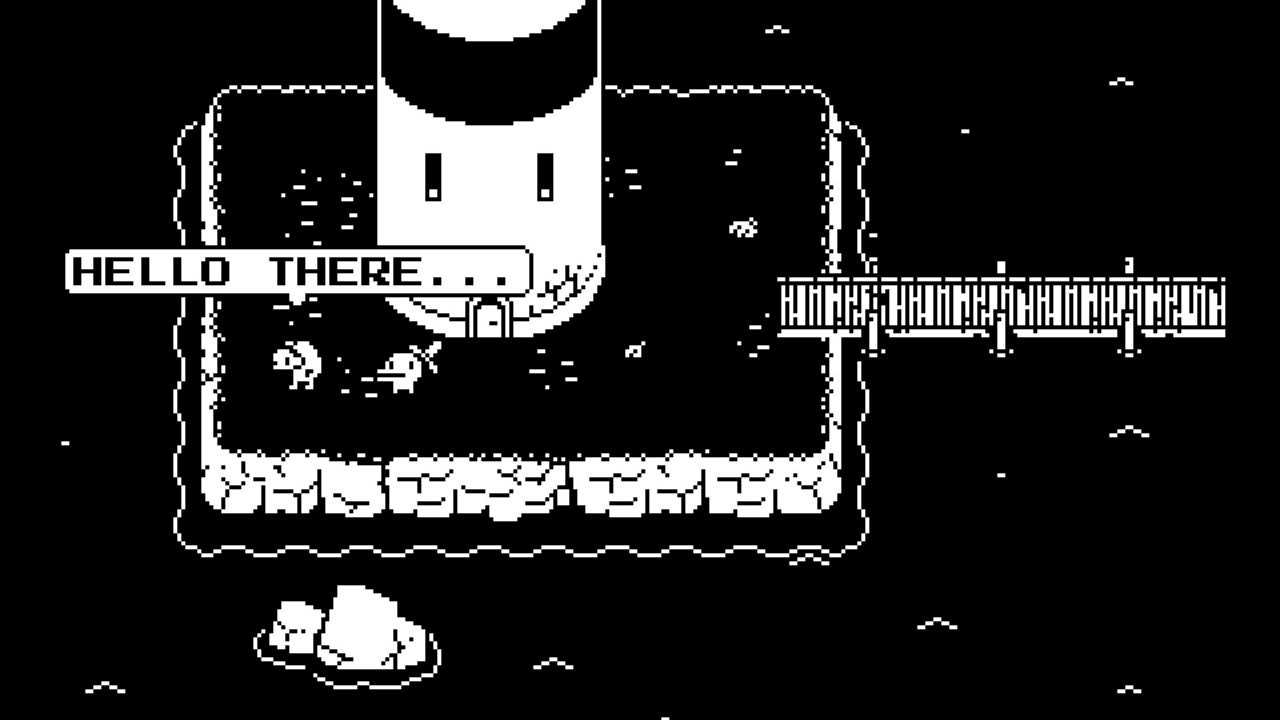 [16/03/2018] In Minit spielt ihr immer nur 60 Sekunden lange Gameplay-Happen. Für ein entspanntes Gespräch mit dem Faultier-Leuchtturmwärter bleibt da leider keine Zeit.