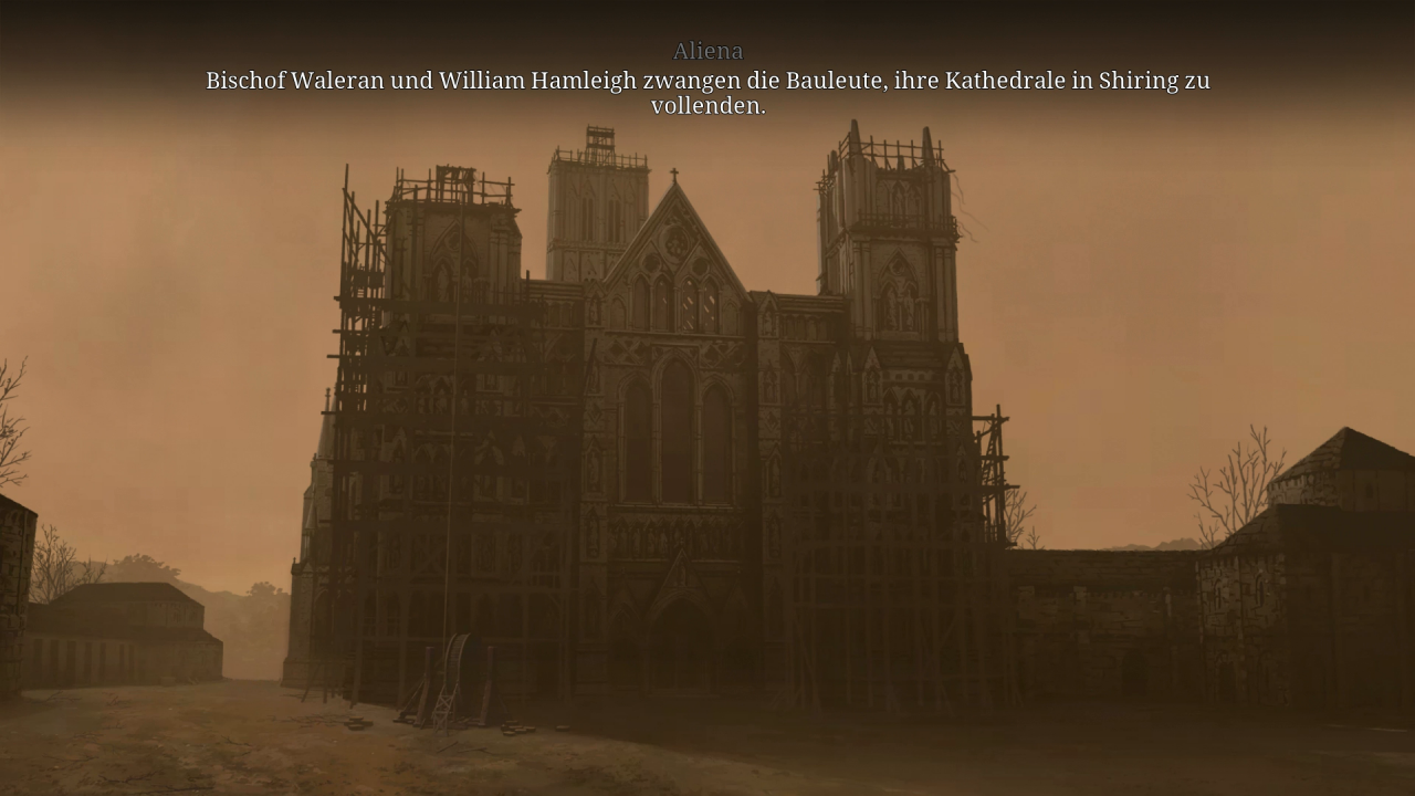 [22/03/2018] Die Kathedrale von Kingsbridge steht, aber fertig ist sie noch lange nicht.