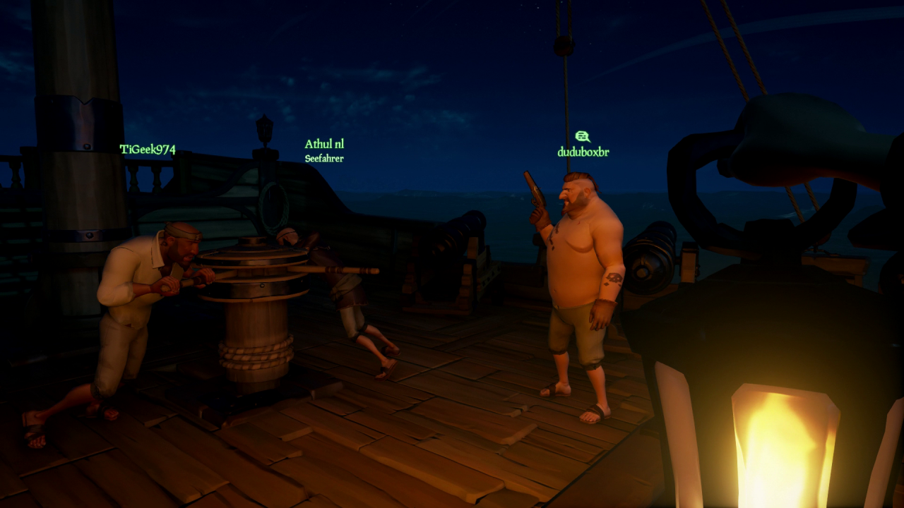[27/03/2018] Mit bis zu drei anderen Spielern findet ihr euch in der Welt von Sea of Thieves als Pirat zurecht.