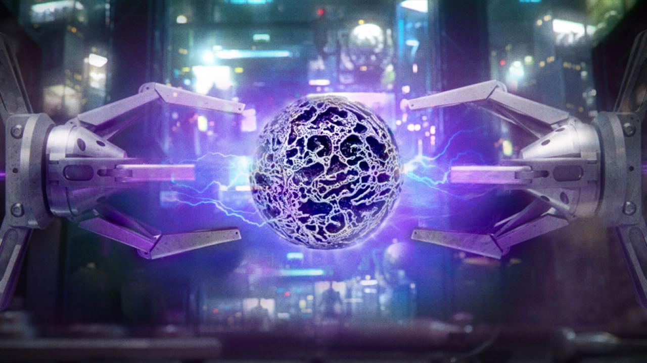 [29/03/2018] Am Ende ihres ersten Films erhalten die Guardians of the Galaxy den Stein der Macht (Power Stone) und übergeben ihn dem Nova Corps.