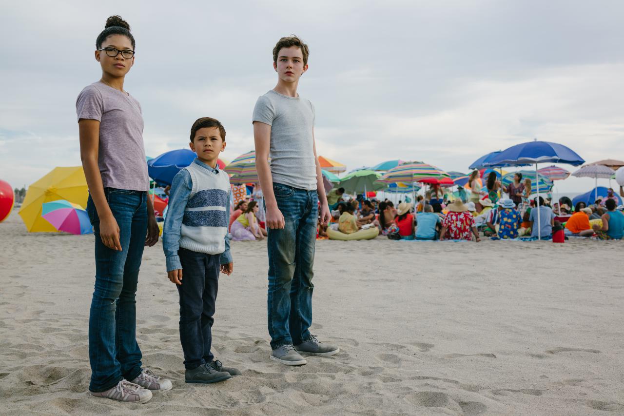 [04/04/2018] Meg mit Bruder und Nachbarsjungen am Strand