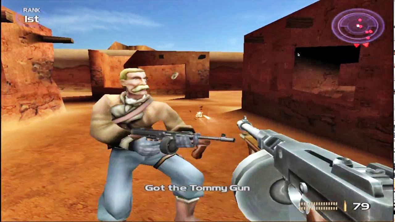 [20/04/2018] Durch die Zeitreise-Story konntet ihr abhängig von der Epoche unterschiedliche Waffen benutzen. Tommy Gun und Laserpistole in einem Spiel!&nbsp;