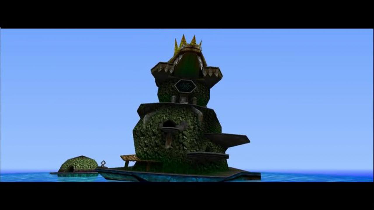 [23/04/2018] Wie es sich für einen Ober-Bösewicht wie King K. Rool gehört, gleicht sein gigantisches Kampfschiff seinem äußerst schauerlichen Ebenbild.