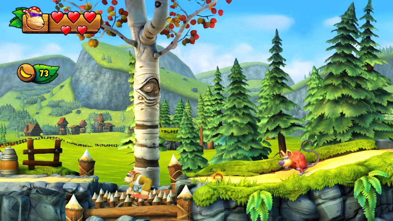 [02/05/2018] Funky Kong ist mit Abstand das agilste und widerstandsfähigste Mitglied der Kong-Familie in Tropical Freeze.&nbsp;