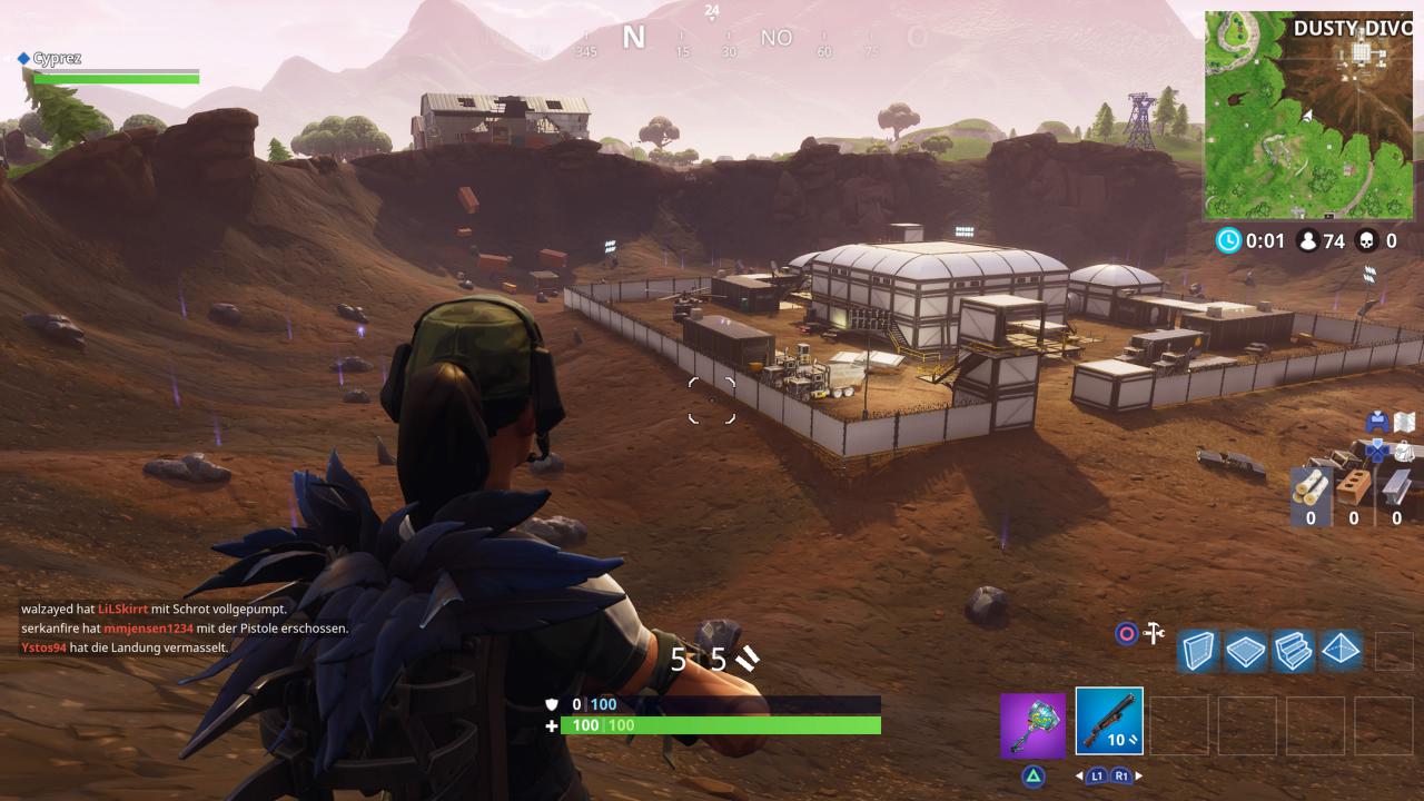 Epic Games Shooter Fortnite mit Battle Royale-Spielmodus