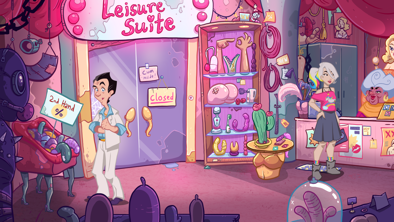 [16/05/2018] Was darf im neuen Larry-Abenteuer natürlich nicht fehlen? Ein Sex-Shop!