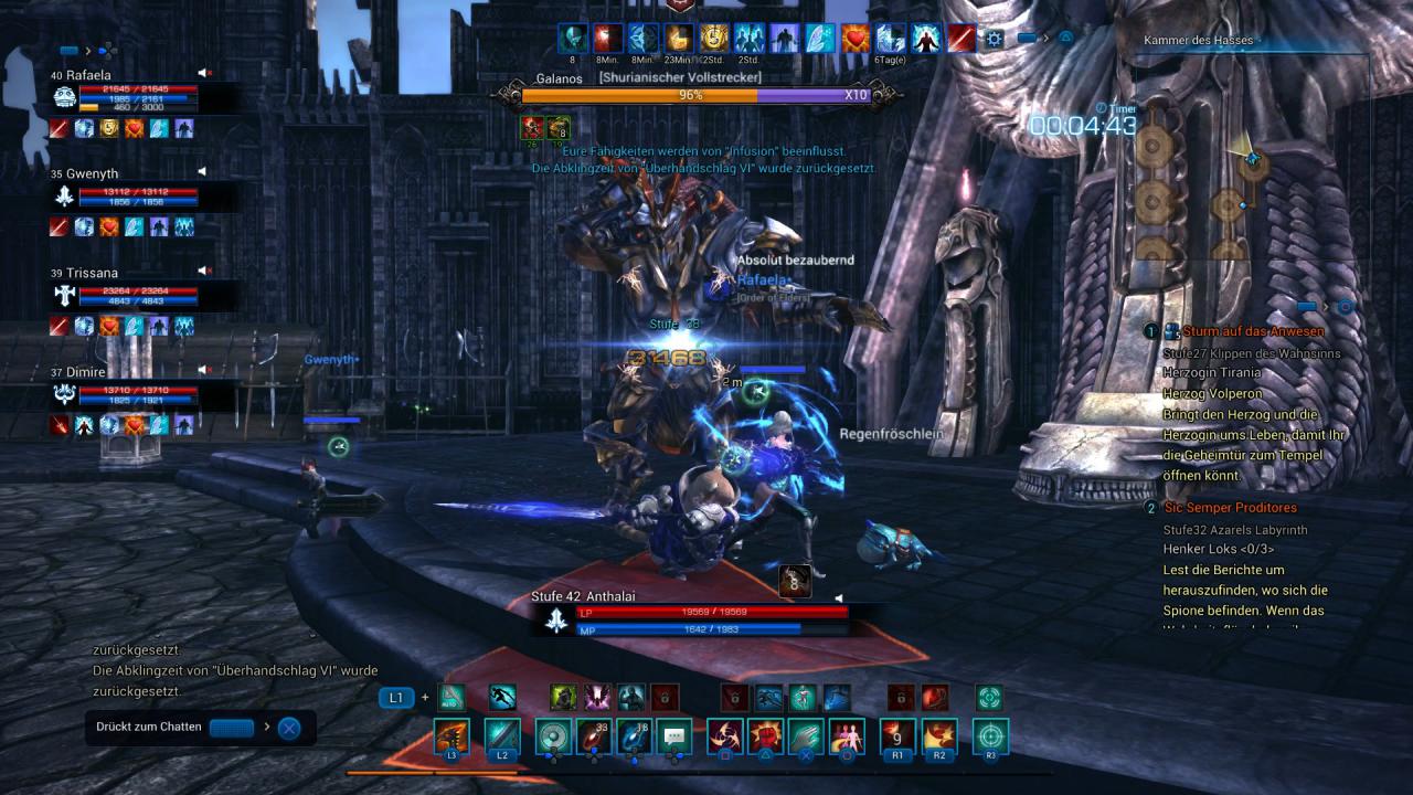 [02/05/2018] Tera im Konsolentest: Dungeons besucht ihr nicht nur während der Level-Phase, auch im Endgame nehmen sie eine wichtige Rolle ein. Einige stehen sogar in einem schweren Modus zur Verfügung.