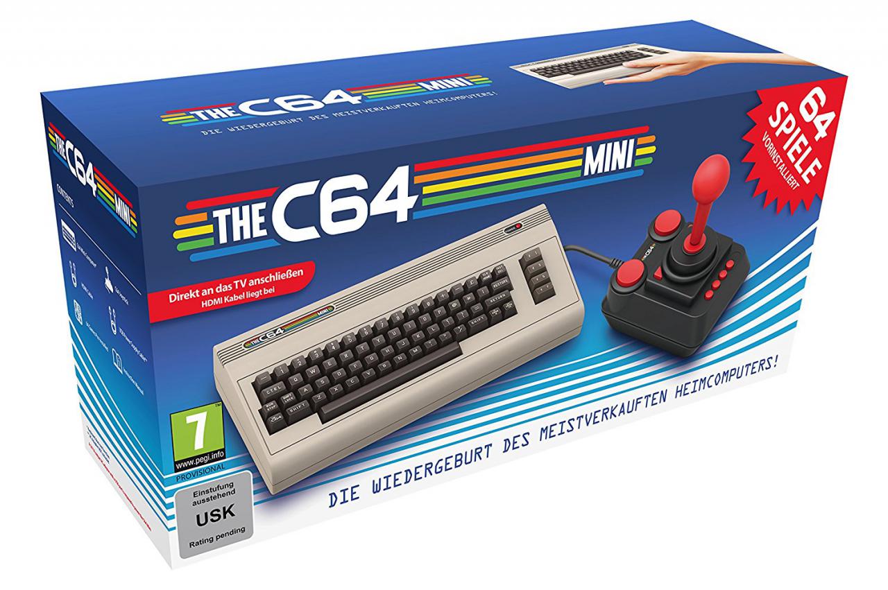 [29/06/2018] Der beliebte C64 ist auch im Kleinformat erhältlich. Die Tastatur des C64 Mini ist aber nur eine Attrappe, und mit der Spieleauswahl sind nicht alle Fans zufrieden.