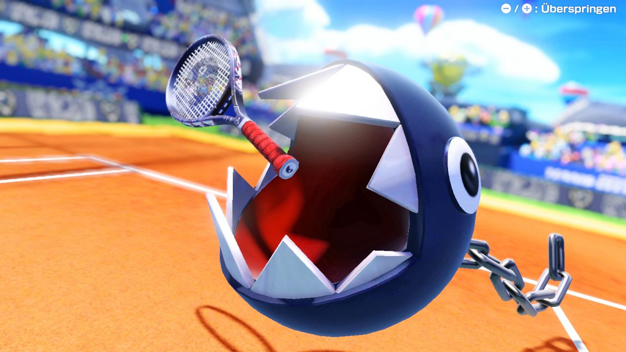 [01/06/2018] ' Unser ganz persönlicher Favorit auf dem Platz war in der Vorschaufassung der Kettenhund. Er sieht nicht nur ulkig aus, sondern spielt auch großes Tennis!