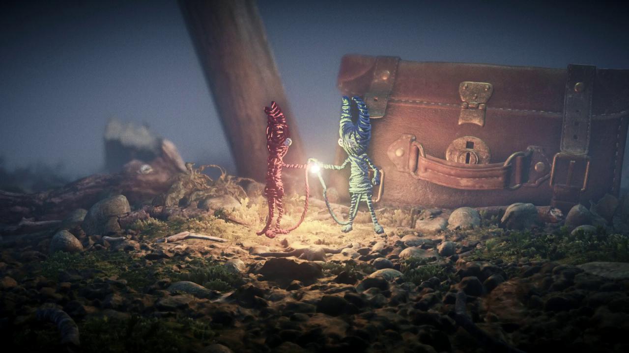 [21/06/2018] Yarny trifft seinen wolligen blauen Begleiter. Aussehen und Farbe der Spielfiguren lässt sich ändern.
