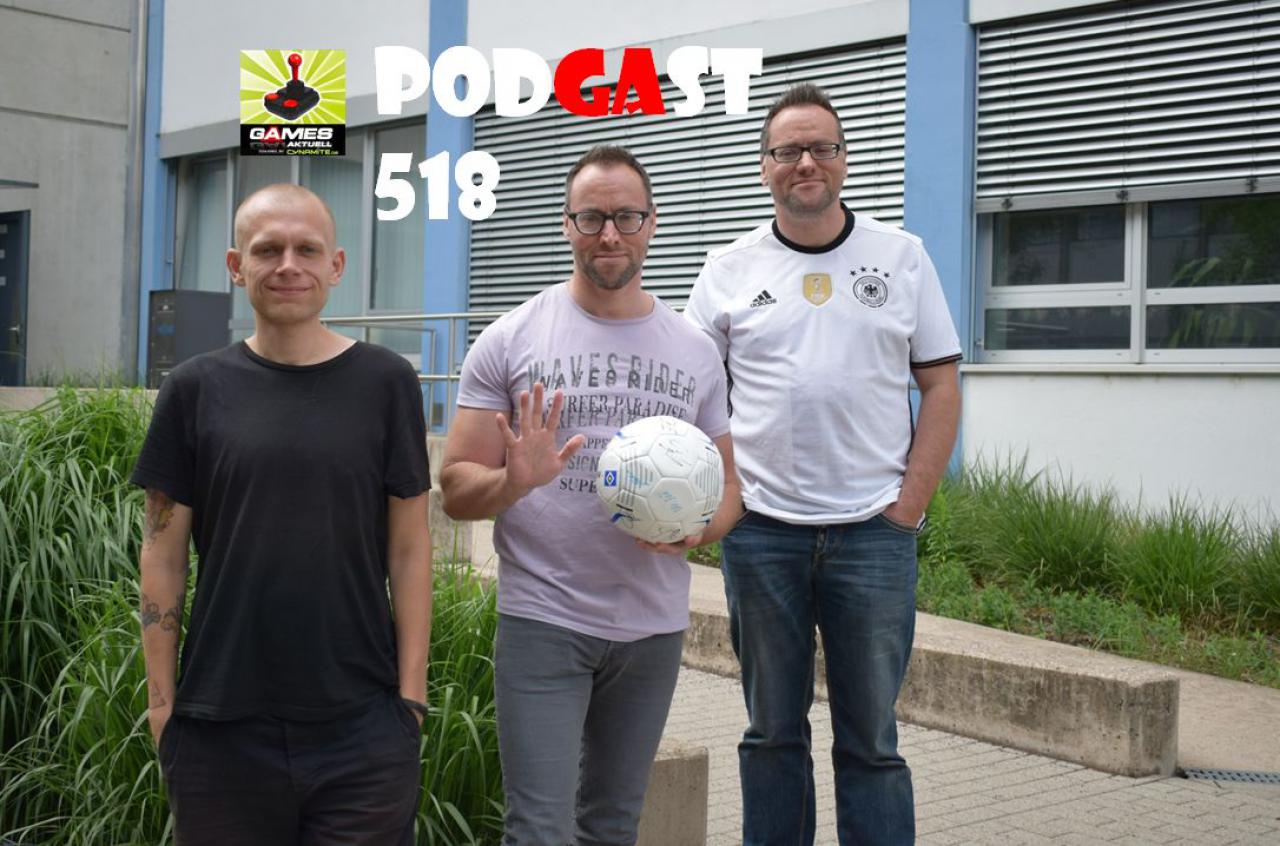 [14/06/2018] Games Aktuell Podcast 518: Johannes, Andy, Thomas