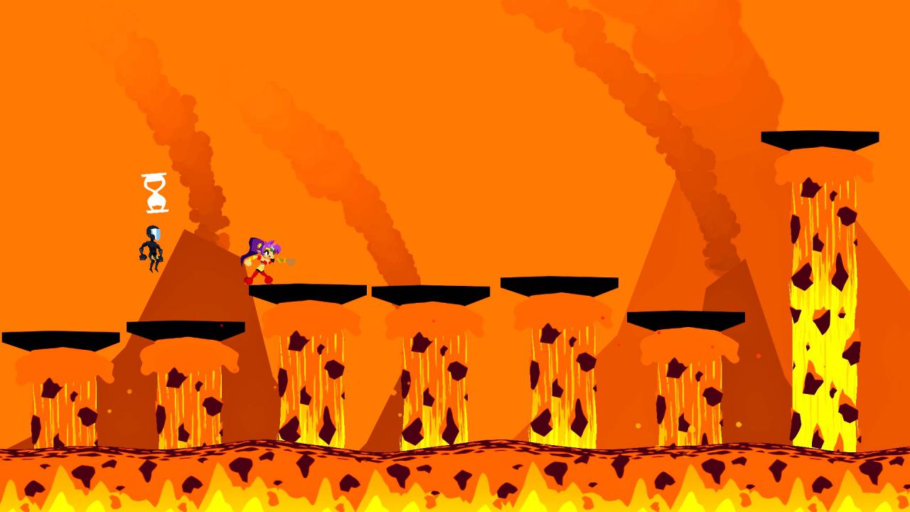 Im Arena-Modus rücken euch nicht nur eure Gegner auf die Pelle, sondern auch die Levels selbst, die geprägt sind von Lava und anderen gefährlichen Dingen.