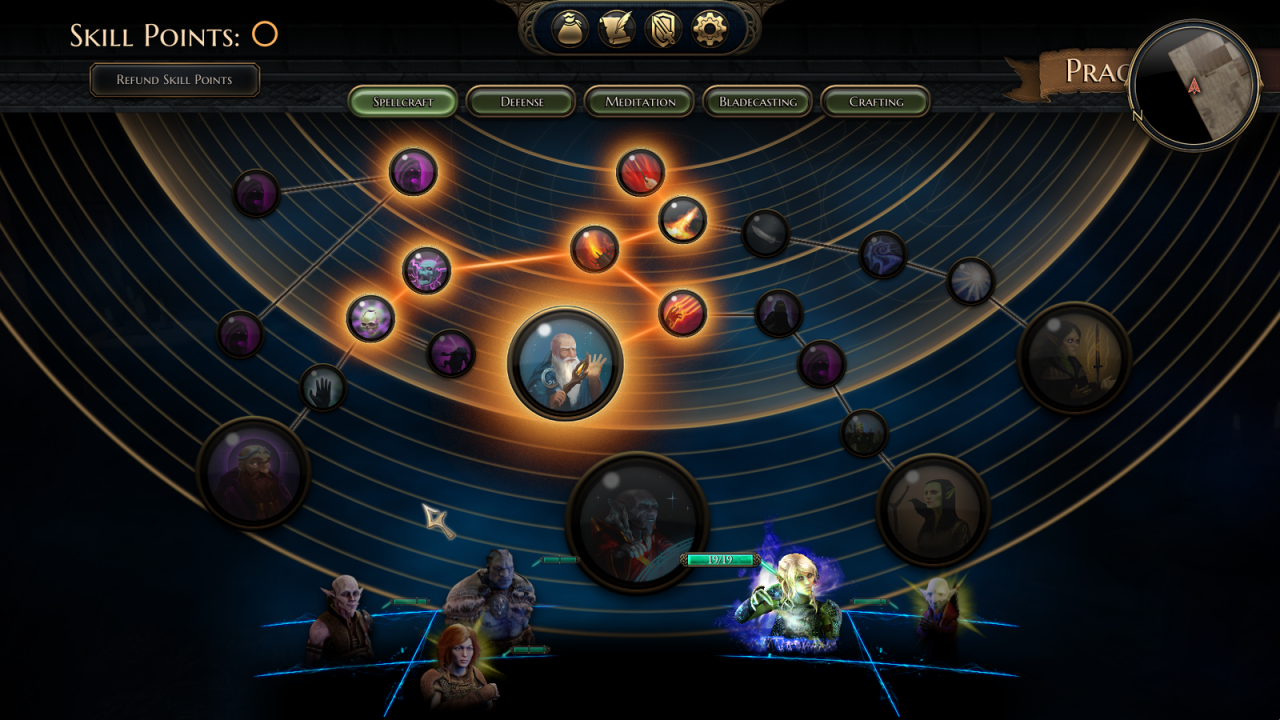 [09/07/2018] Jeder Charakter hat vier oder fünf Sparten im Skill Tree (z.B. Angriff, Verteidigung, Crafting).&nbsp;