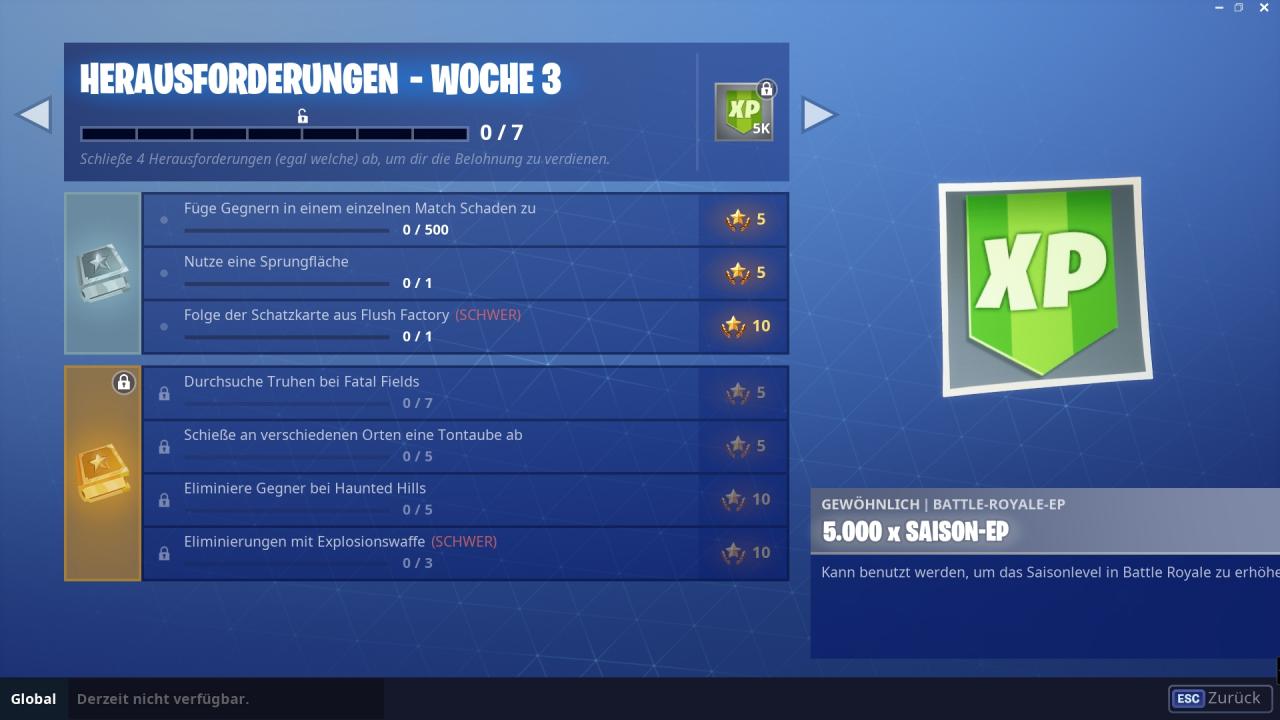 Fortnite Woche 3 von Season 5. Alle Challenges im Überblick.