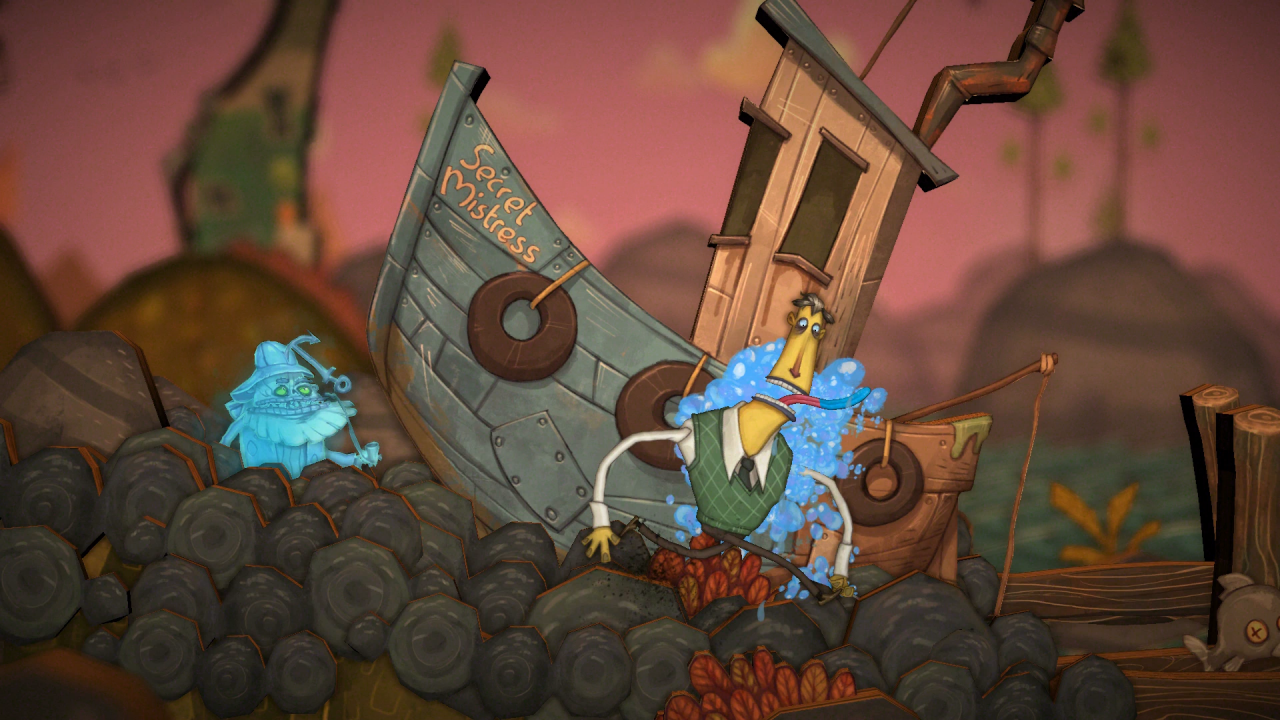 Schon einmal mit der Zunge ein Boot gestrichen? In Flipping Death habt ihr die Chance dazu.