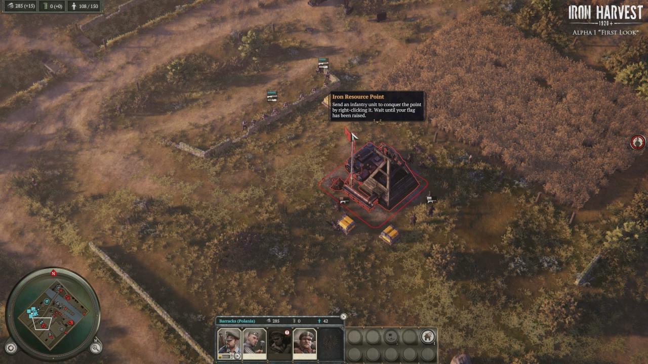 [21/08/2018] Wie in Company of Heroes müssen wir Ressourcenpunkte besetzen, damit wir Stahl und Öl ernten.
