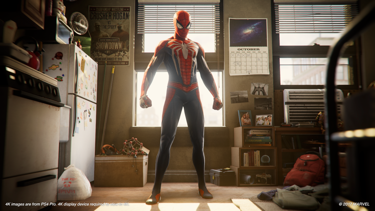 [02/08/2018] DCs Batman hat seine Bathöhle und Marvels Spider-Man Peter Parkers unaufgeräumte Junggesellenbude. Inklusive vieler Anspielungen auf vergangene Abenteuer.