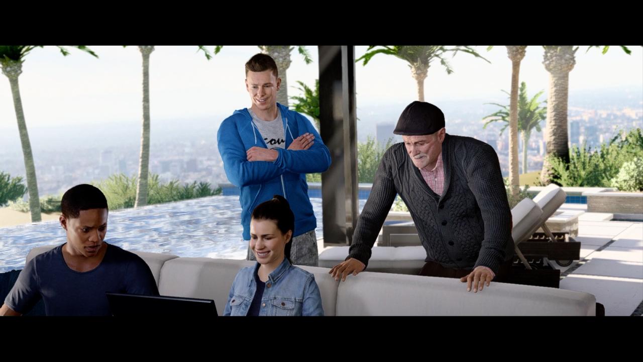 Alex, Kim und Danny - die Protagonisten aus The Journey - sitzen gemeinsam auf einer Couch.
