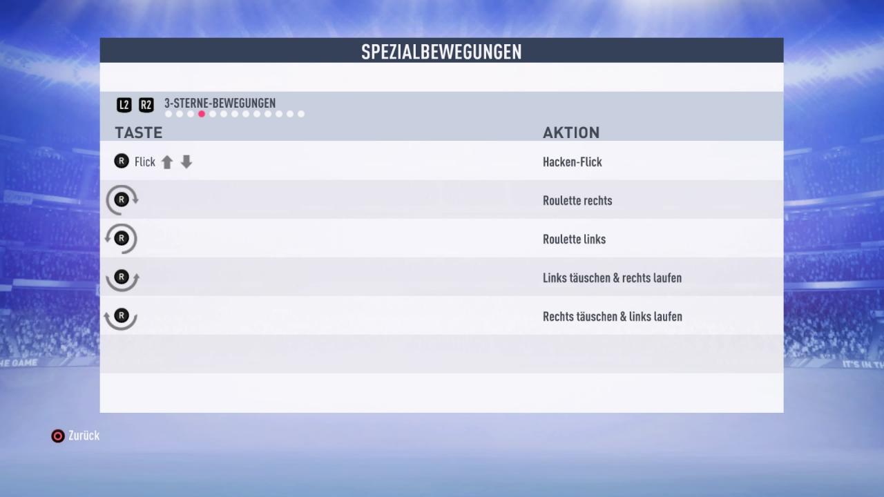 [19/09/2018] Alle Tastenkombinationen zu den FIFA 19 Tricks. (4)
