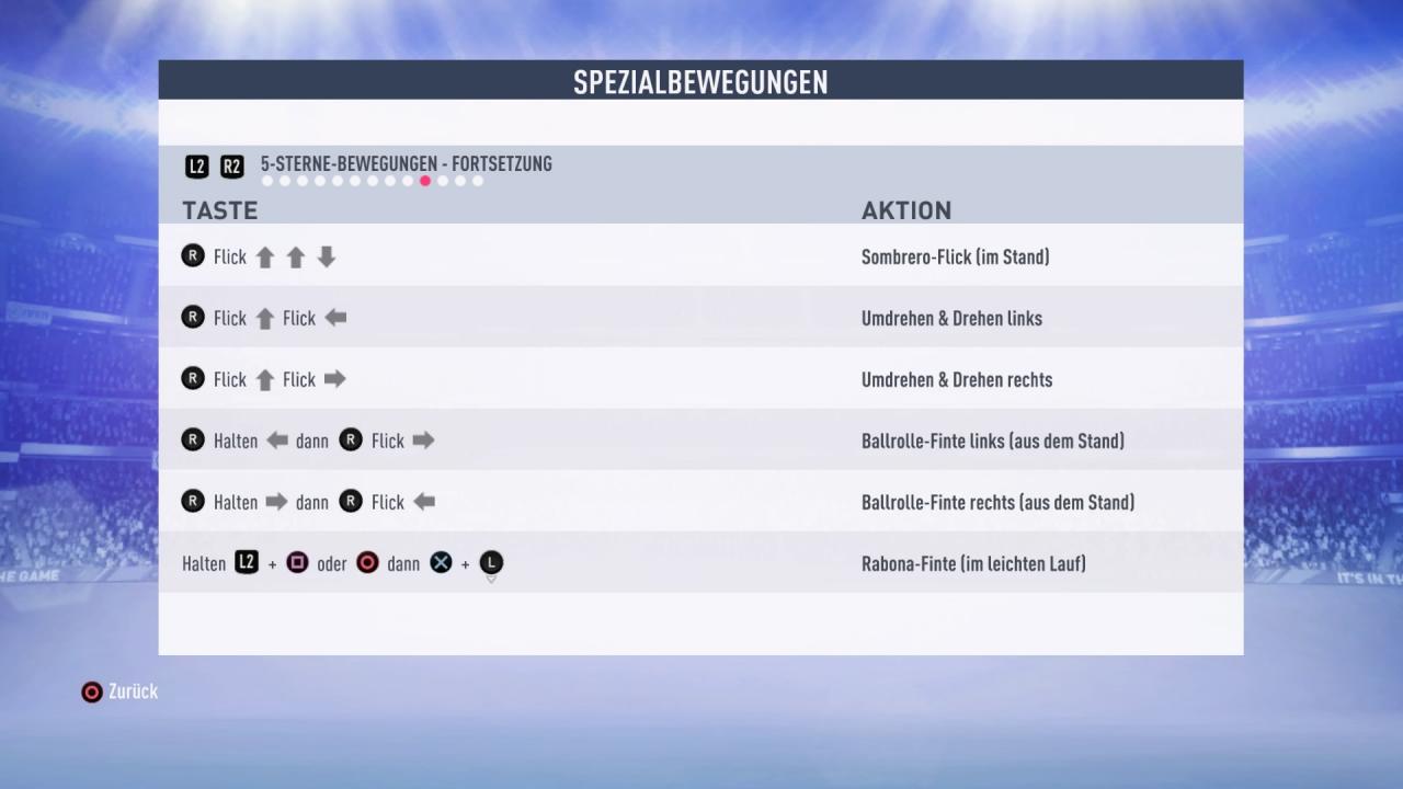 [19/09/2018] Alle Tastenkombinationen zu den FIFA 19 Tricks. (10)
