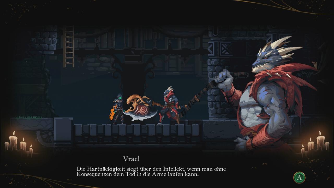 Vrael ist ein Halbdrache, der uns öfter aufgrund unserer Unsterblichkeit verspottet.