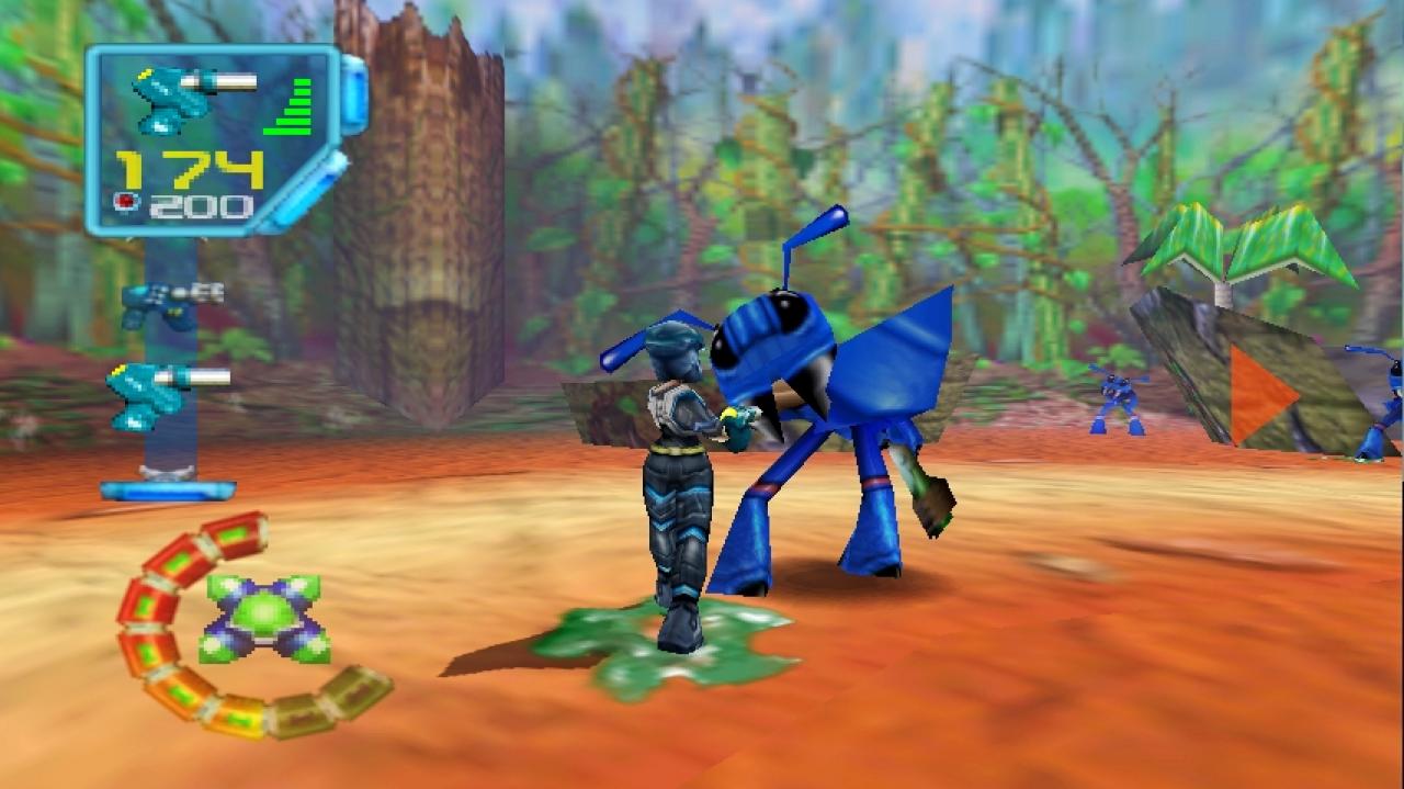 [14/09/2018] Aus heutiger Sicht aufgrund der veralteten Grafik nicht mehr als sonderlich real wahrgenommen, sah Jet Force Gemini 1999 ziemlich brutal aus.
