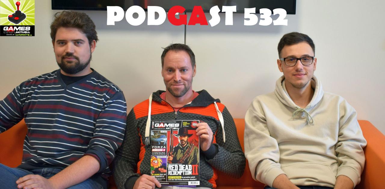 [04/10/2018] Games Aktuell Podcast 532: David, Andy, Eugen
