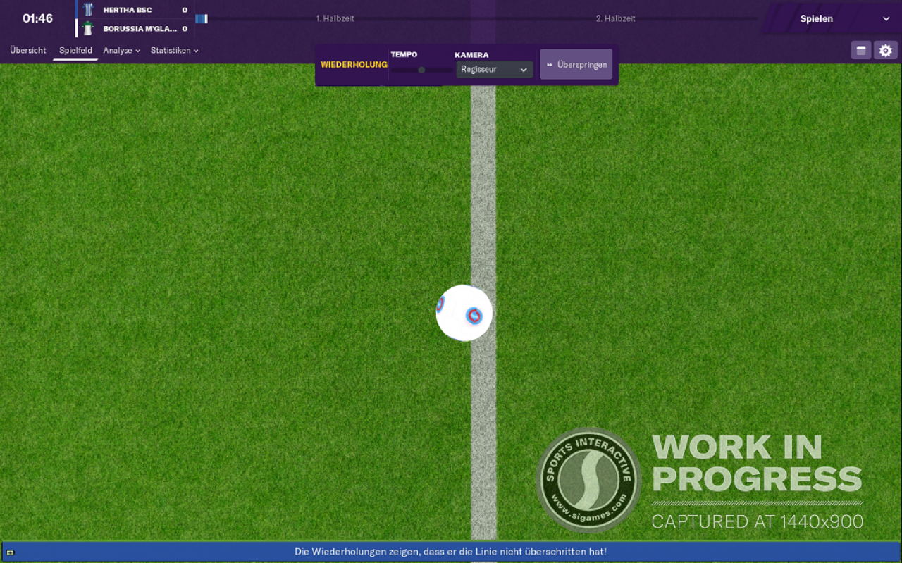 [05/10/2018] No Goal - Auch in FM19 sorgen Videoreferee und Torlinientechnik für Diskussionen auf und neben dem Rasen.