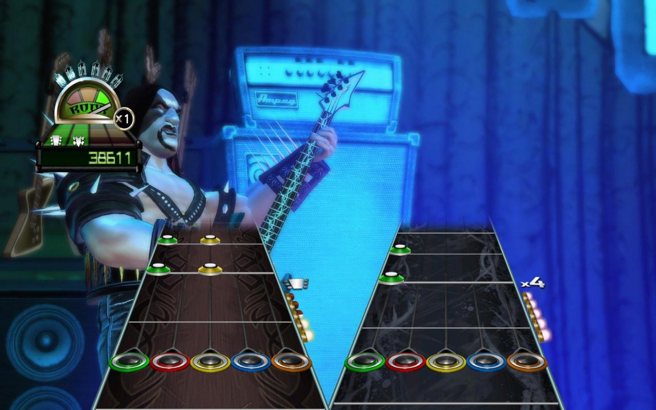 [03/10/2018] Guitar HeroEine geniale Idee und überaus erfolgreich. In Guitar Hero (2005) werden wir dank Gitarrencontroller zum Rockstar. Im Bild seht ihr das auch für PC erschienene Guitar Hero: World Tour (2008).&nbsp;