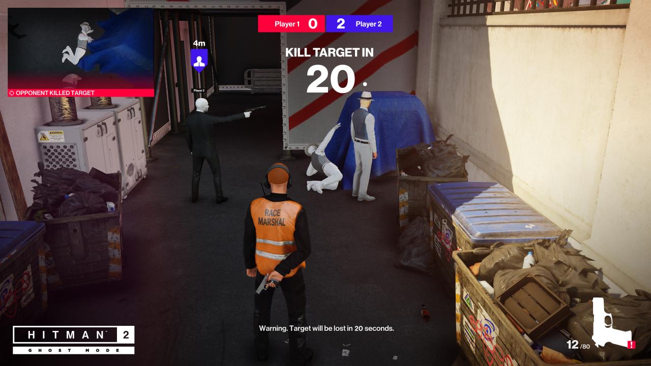 [18/10/2018] Hat unser Gegenspieler im Ghost Mode das Ziel erledigt, bleiben uns 20 Sekunden, um ebenfalls zu punkten. Das Spiel blendet den Countdown direkt ein. 